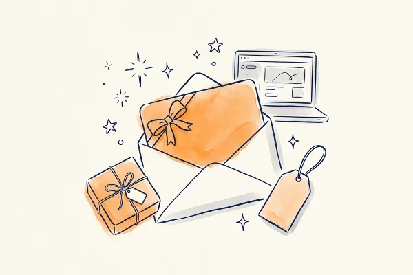 Email marketing de tarjetas regalo: vende más en Navidad