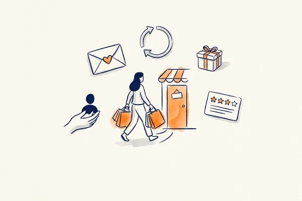 Secuencia de emails postcompra para clientes navideños