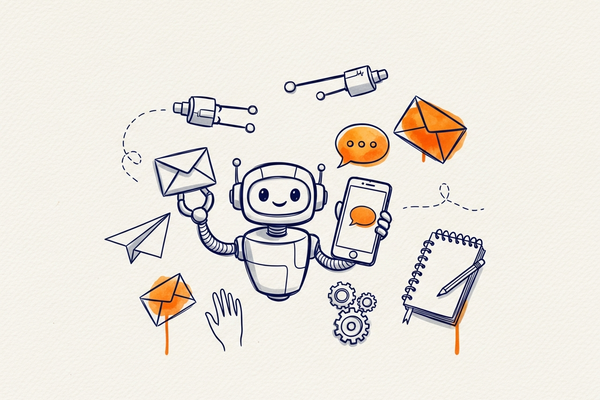 Cómo enviar emails y SMS con un agente de IA (guía de la API Mailpro™)