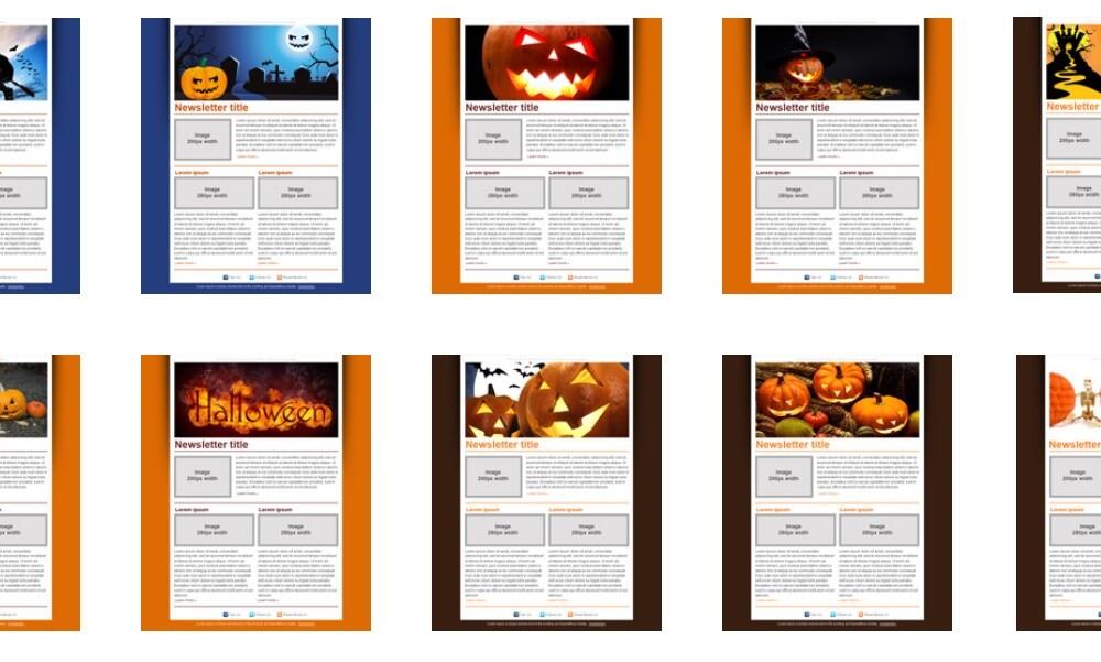 Marketing por correo electrónico de Halloween