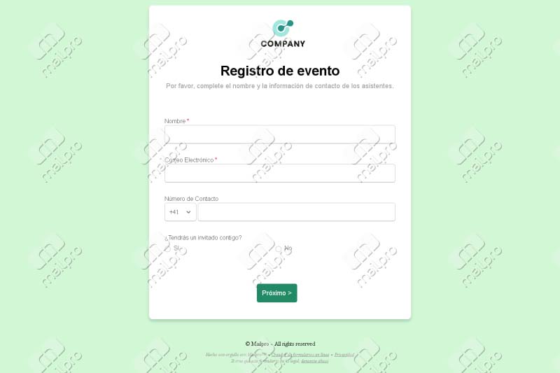 Inscripción Rápida a Eventos