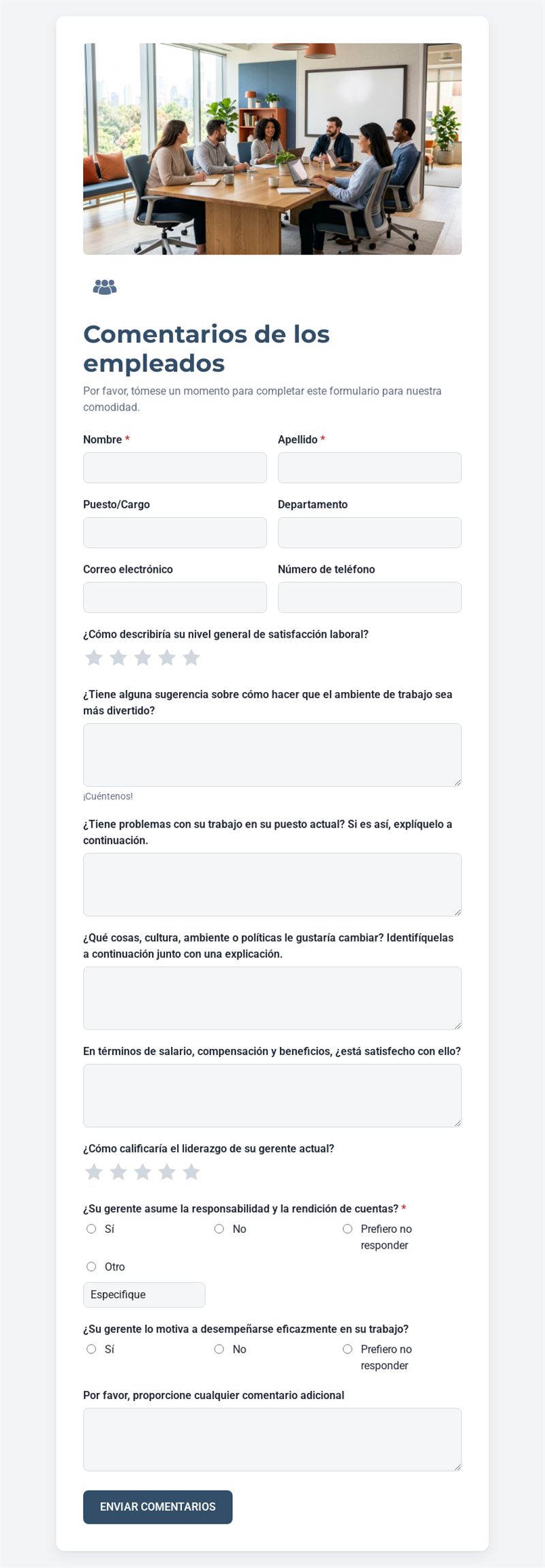 Opinión de los empleados