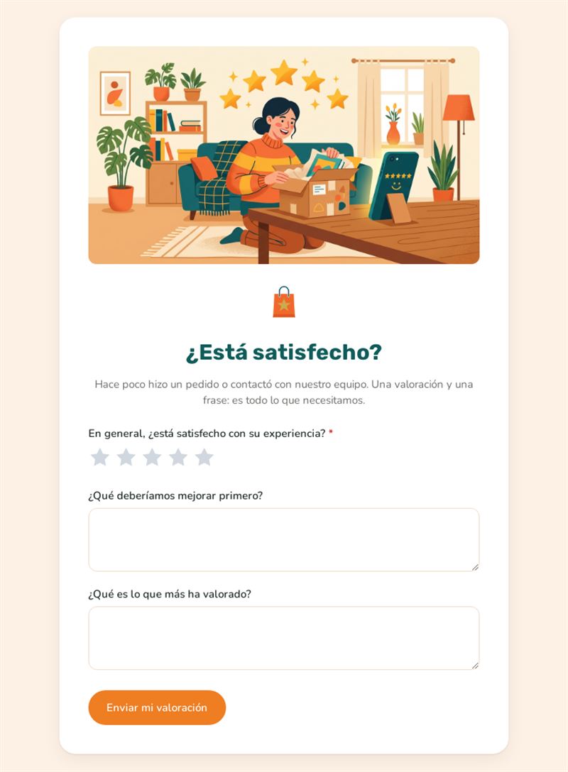 ¿Está satisfecho?