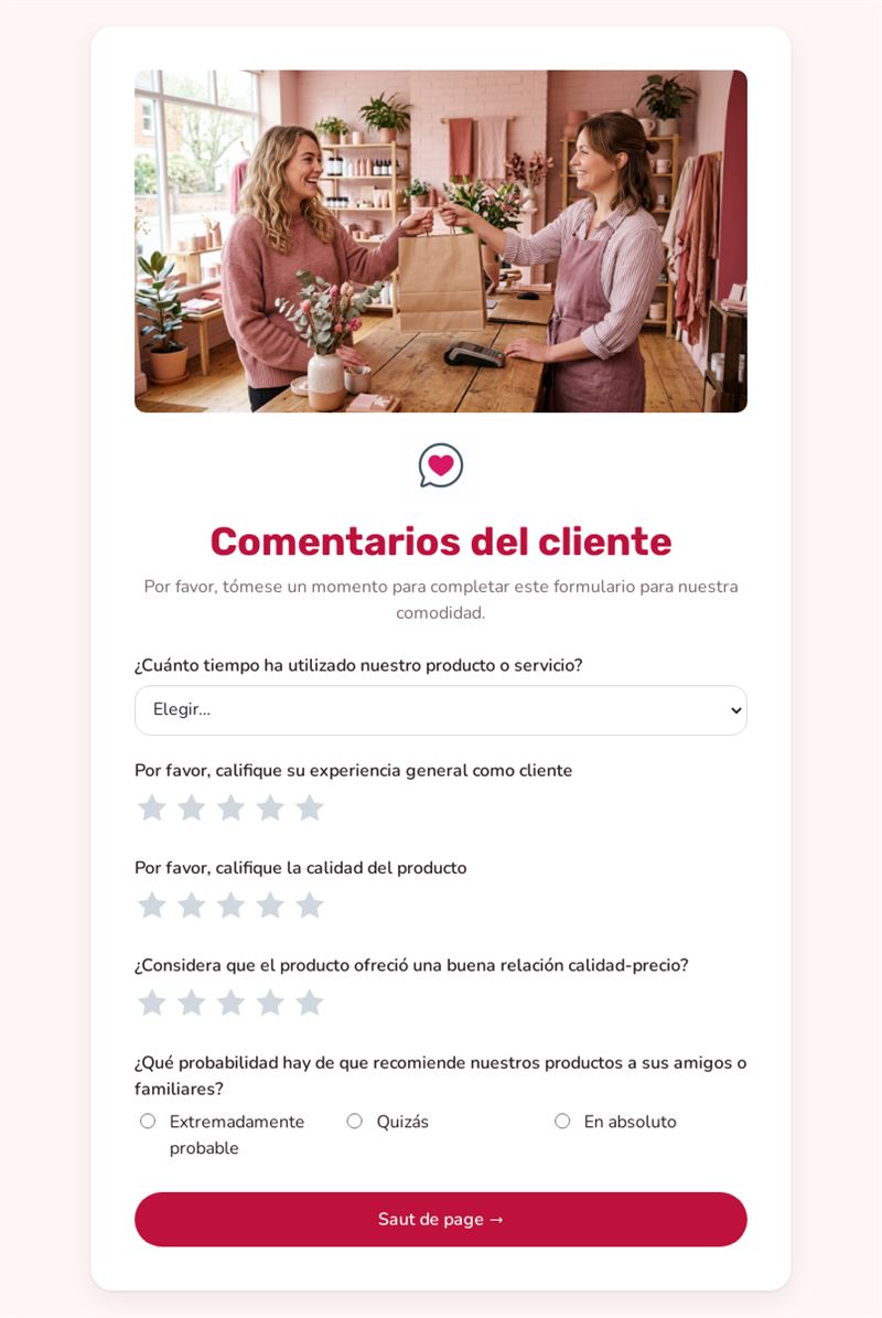 Opinión de clientes