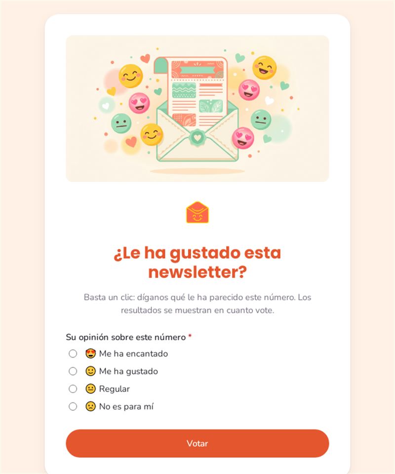 ¿Le ha gustado esta newsletter?