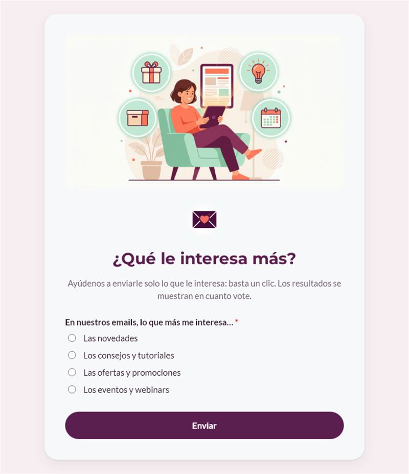 ¿Qué le interesa más?