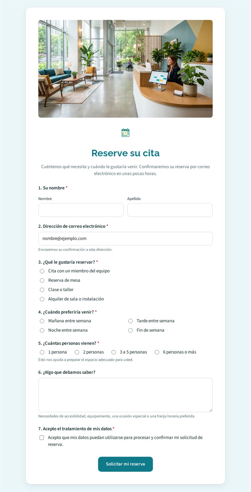 Reserva de cita