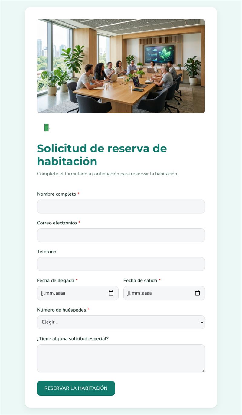 Reserva de Habitación