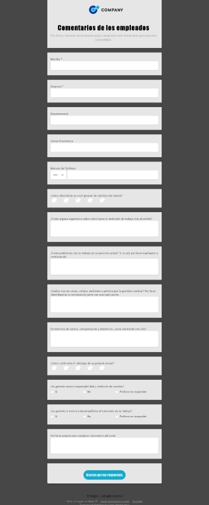 Comentarios de Empleados