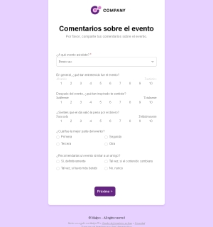 Feedback Posterior al Evento
