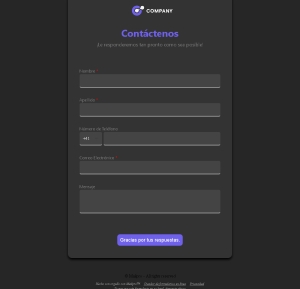 Formulario de Contacto Básico