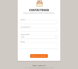 Formulario de Consultas de Clientes