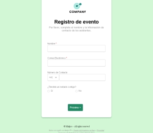 Inscripción Rápida a Eventos