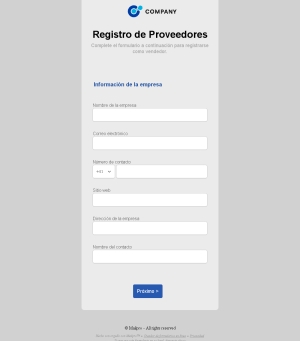 Registro Ágil de Proveedores