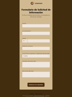Solicitud de Información Detallada