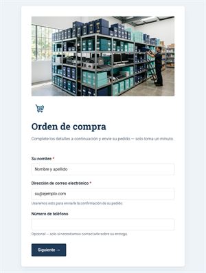 Orden de Compra Simplificada