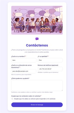 Formulario de contacto