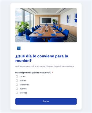 ¿Qué día le conviene para la reunión?