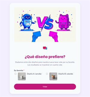 ¿Qué diseño prefiere?