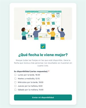 ¿Qué fecha le viene mejor?