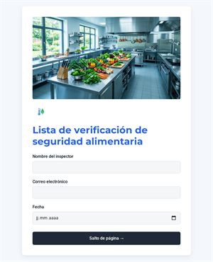 Lista de Verificación de Inocuidad