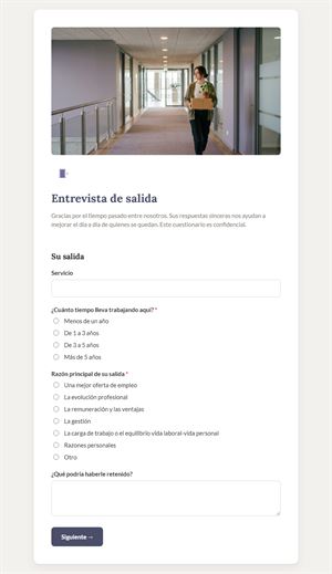 Entrevista de salida