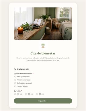 Cita de bienestar
