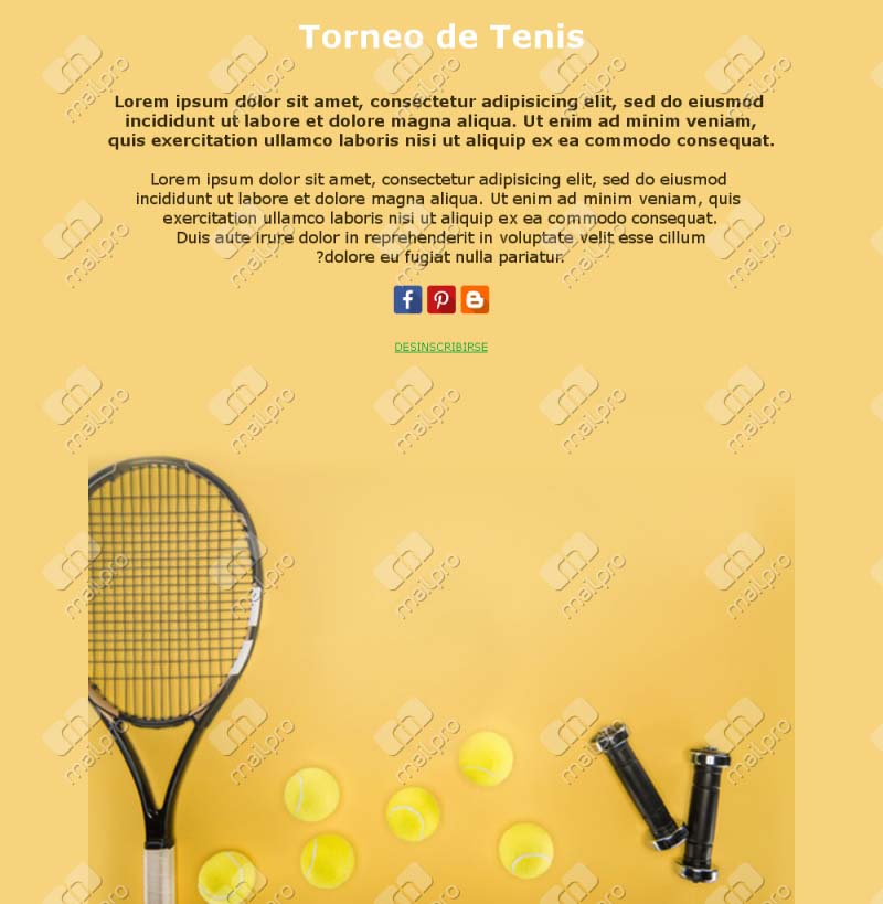 Eventos y torneos de tenis