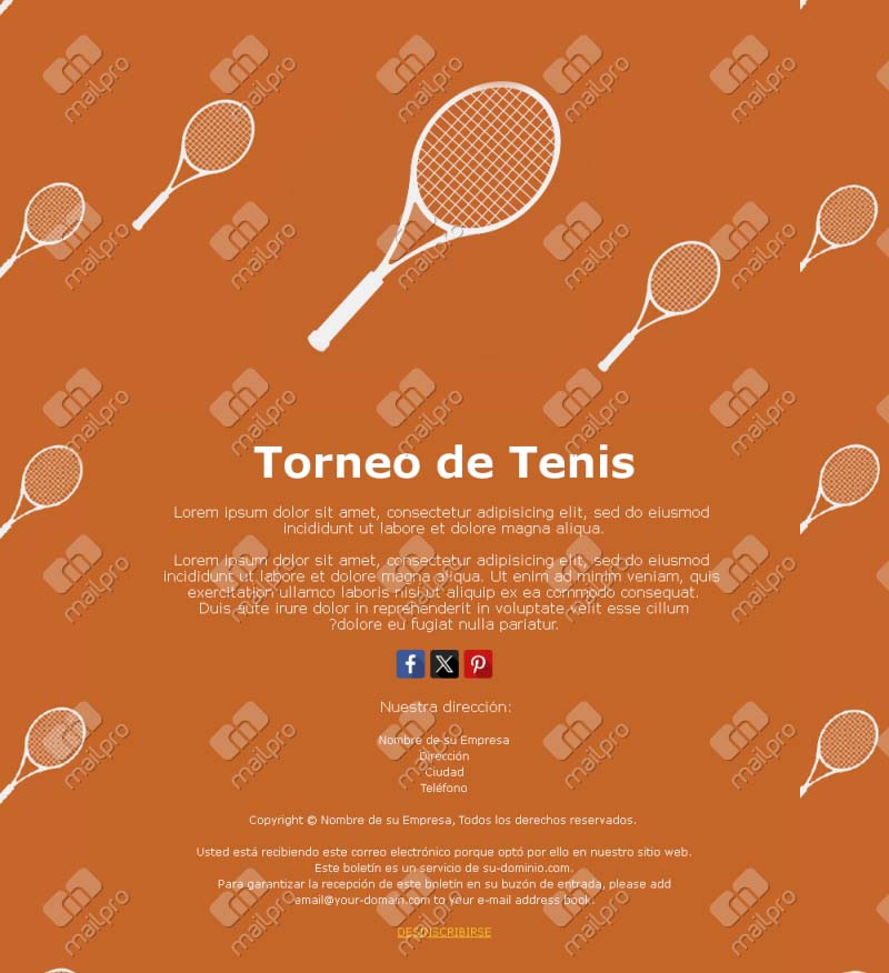 Comunidad de tenis