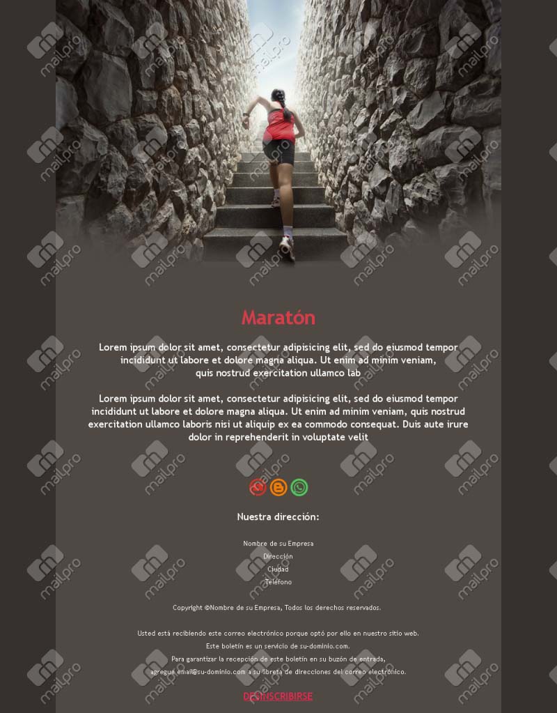 Energizing Running Event Templates