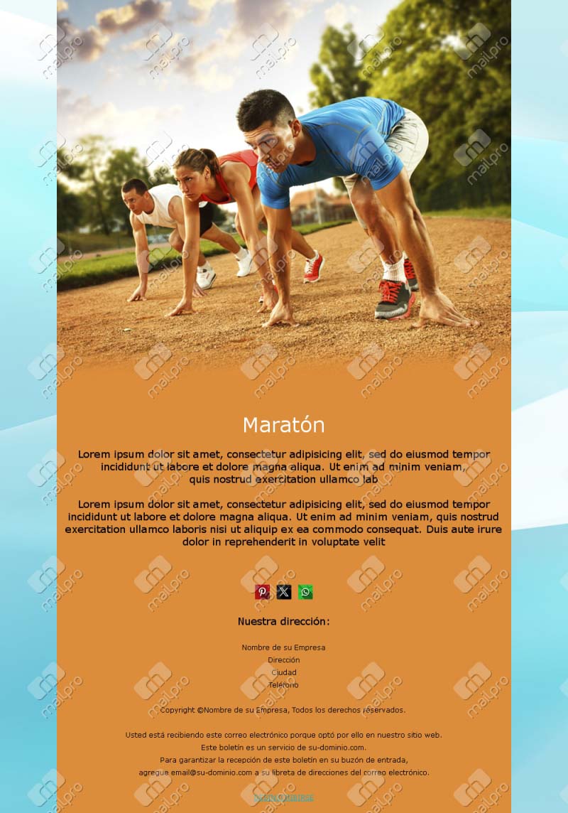 Energizing Running Event Templates
