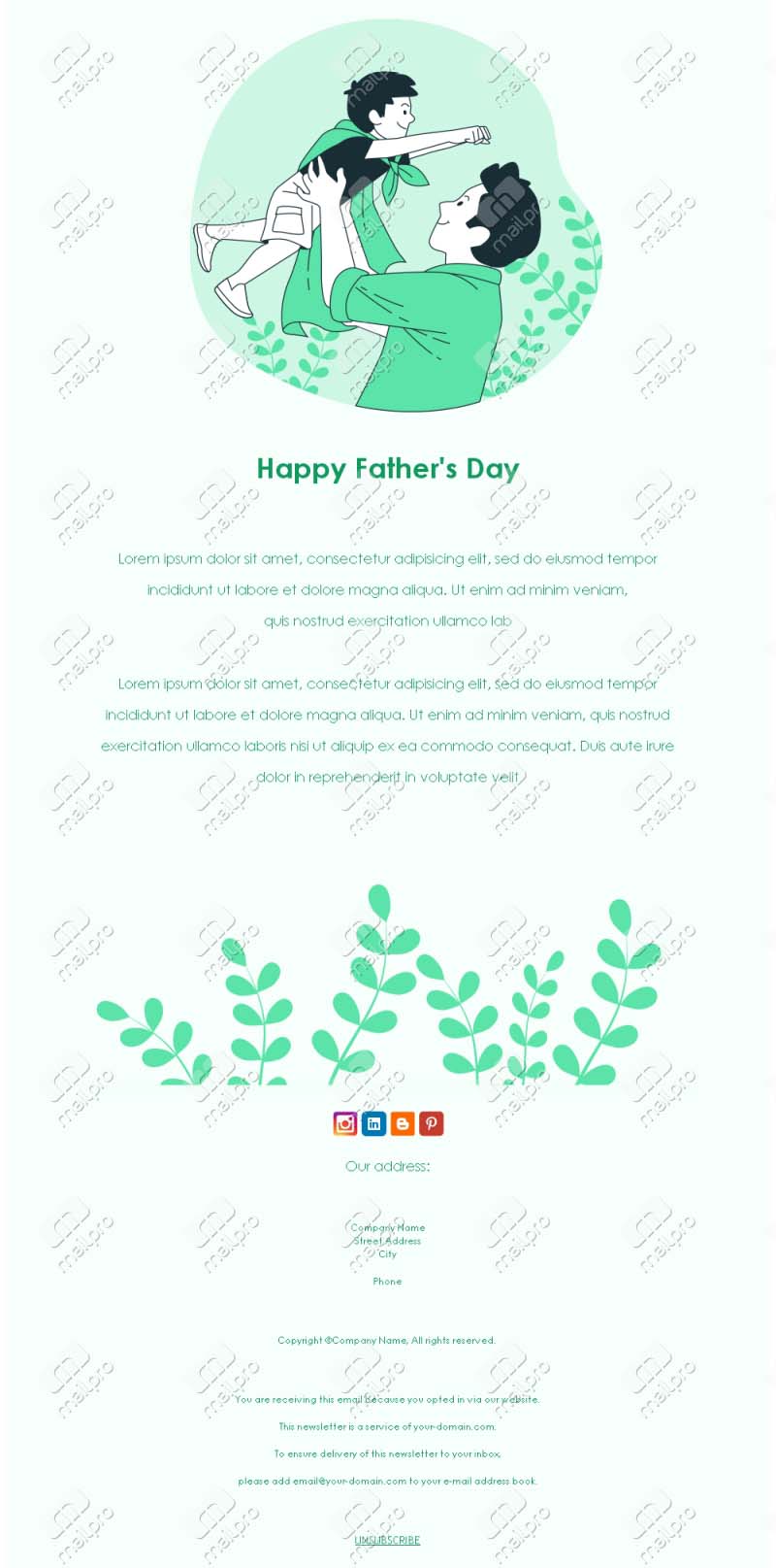 Felicitación Día del Padre