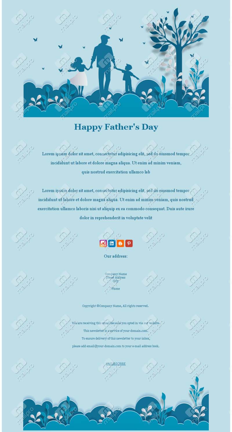 Saludos del Día del Padre