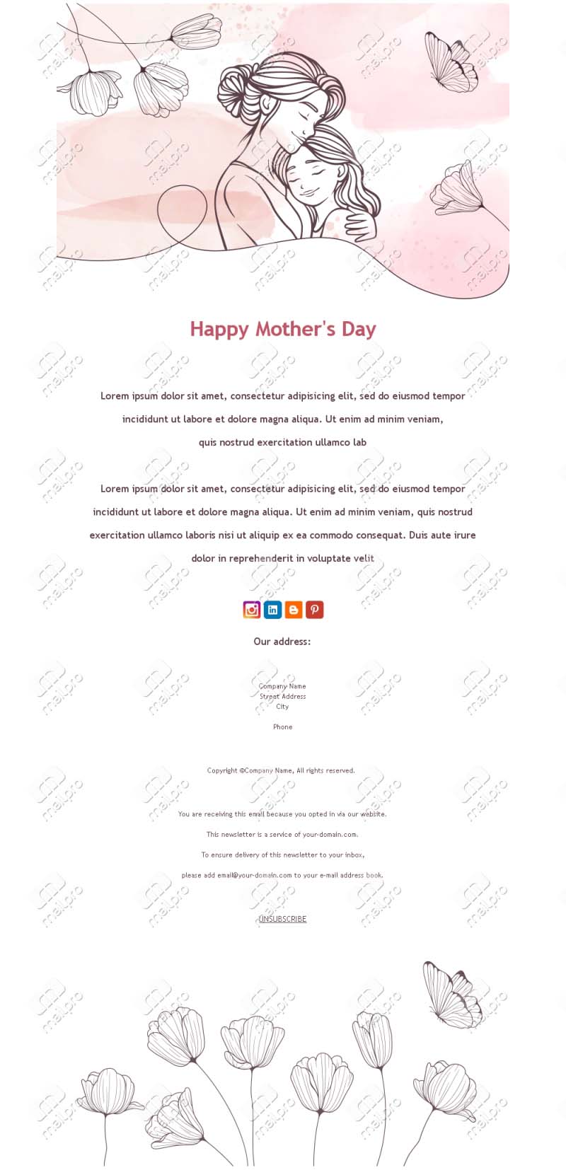 Felicitaciones del Día de la Madre