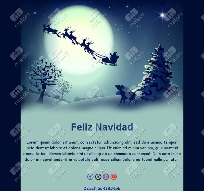 Template de Email de Navidad