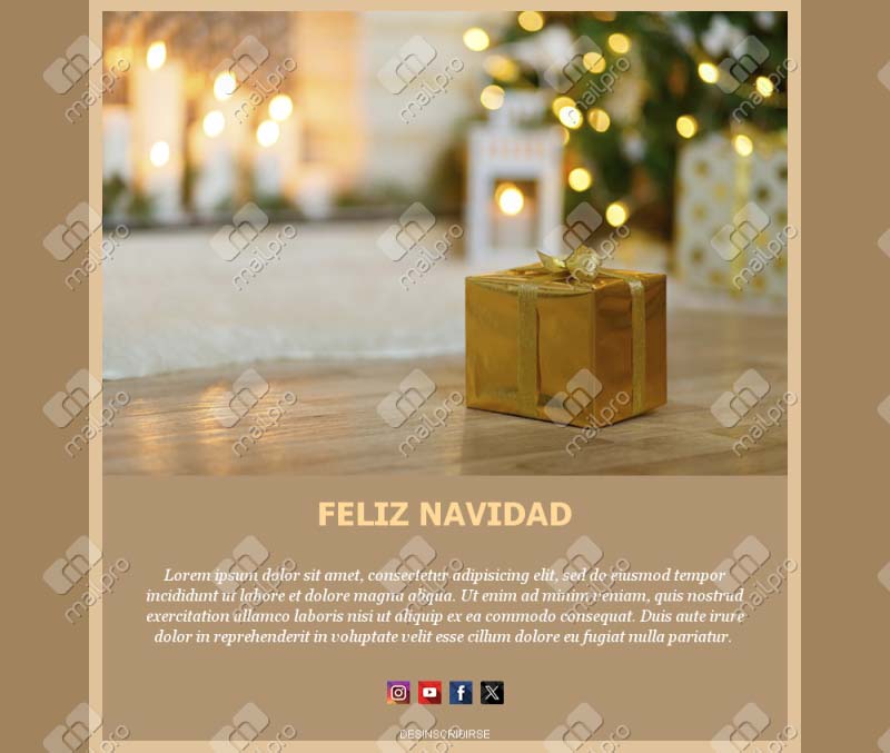 Templates de correos navideños