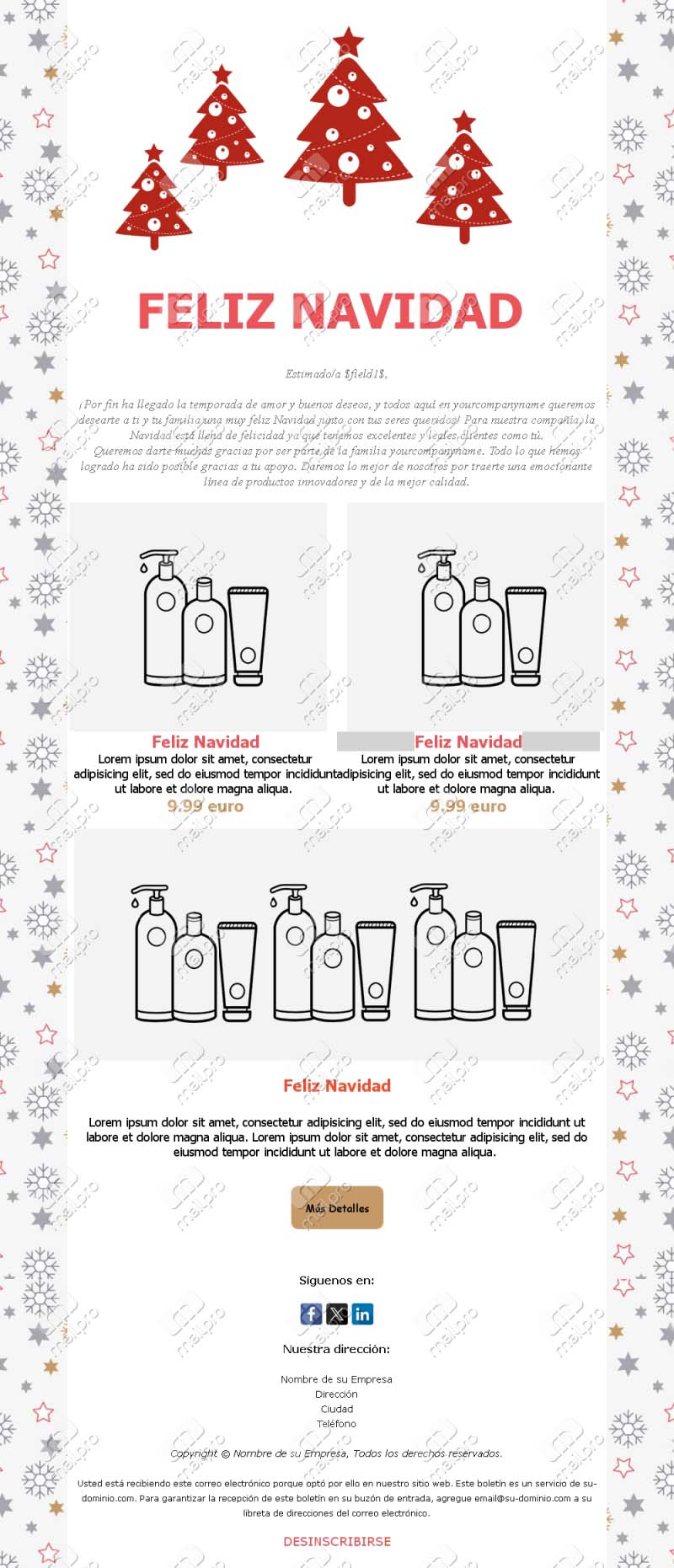 Navidad Promociones Emails