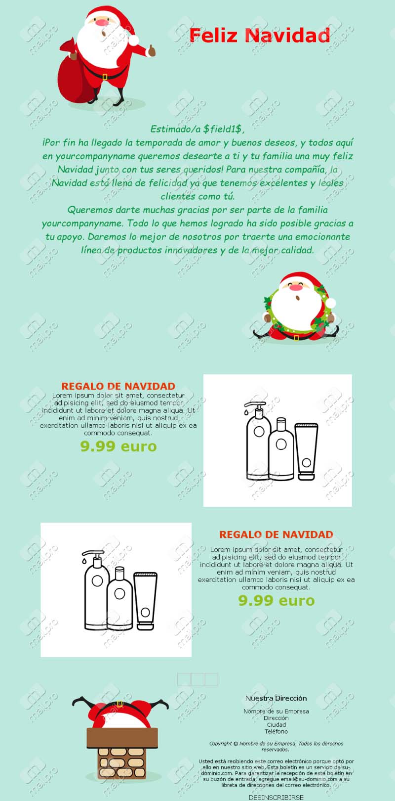 Plantillas Email Navidad