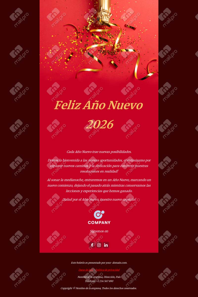 Saludos de Año Nuevo 2026