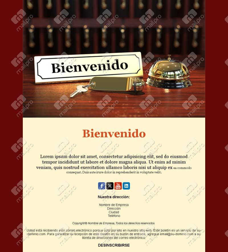Email de Bienvenida Clásica