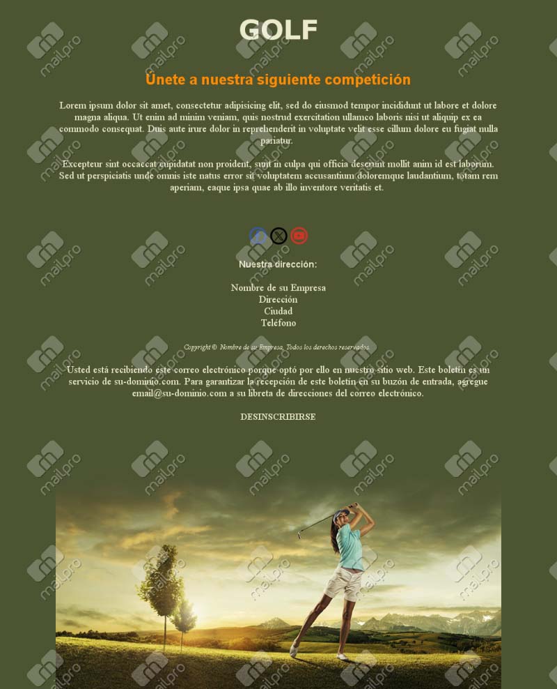 Correo Club Golf