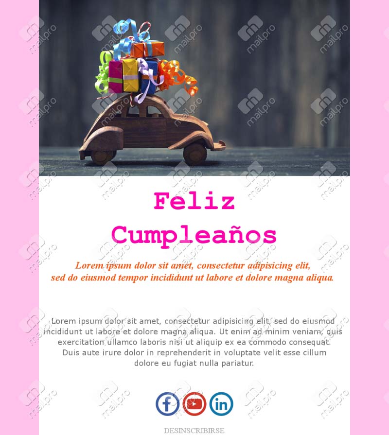 Di “Feliz Cumpleaños”