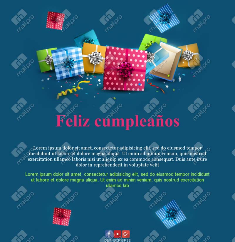 Birthday Bright Email