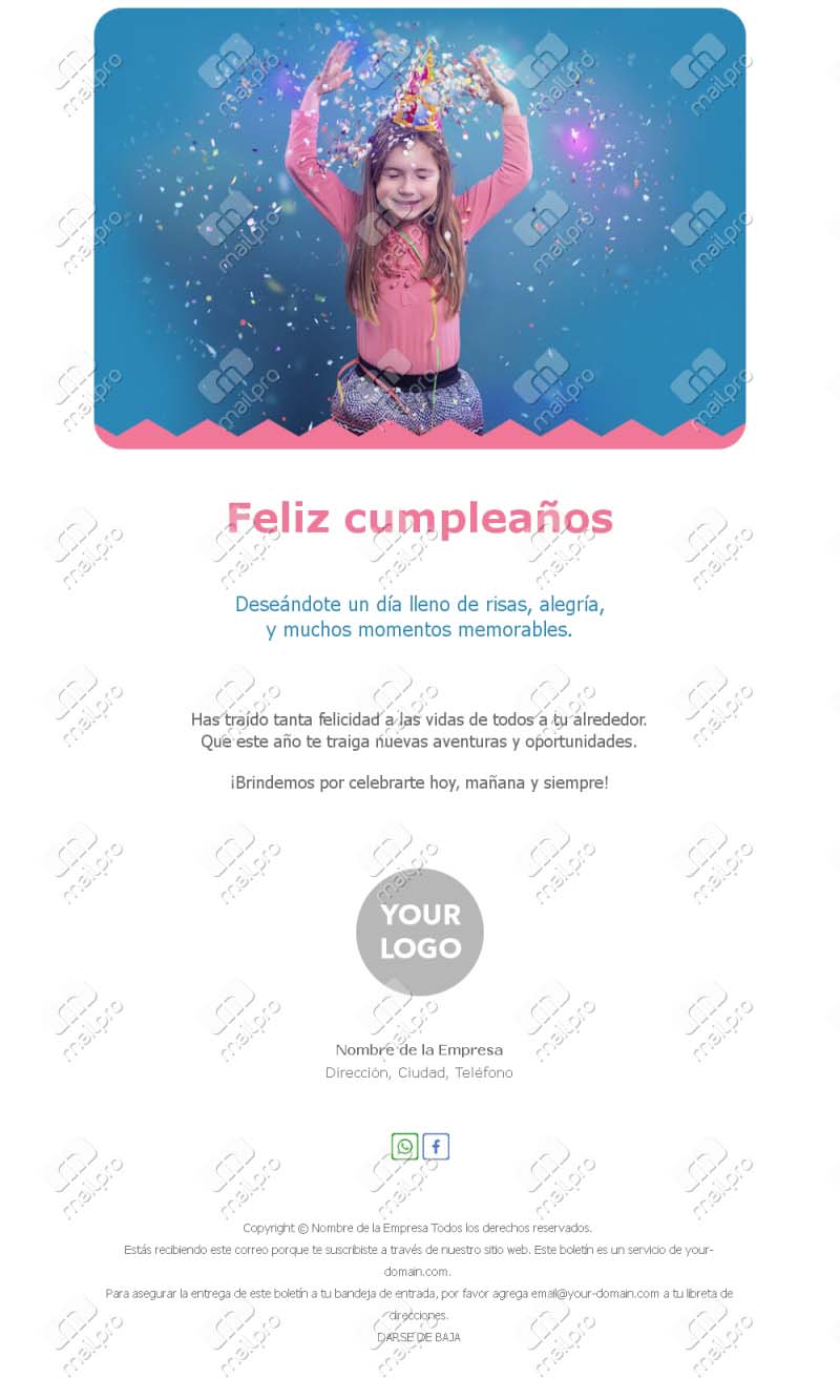 Ideas de Plantillas de Email de Cumpleaños