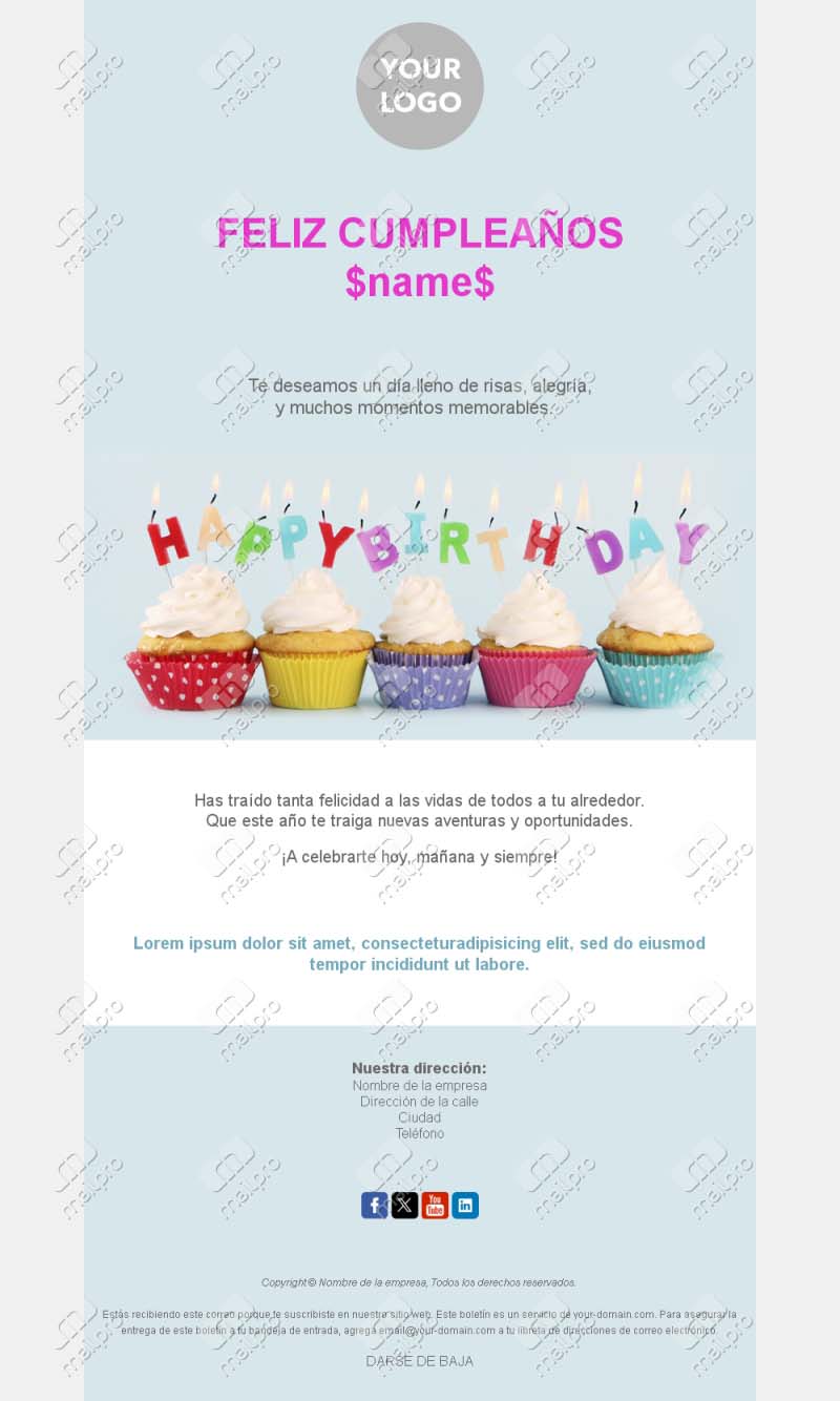 Templates de Cumpleaños