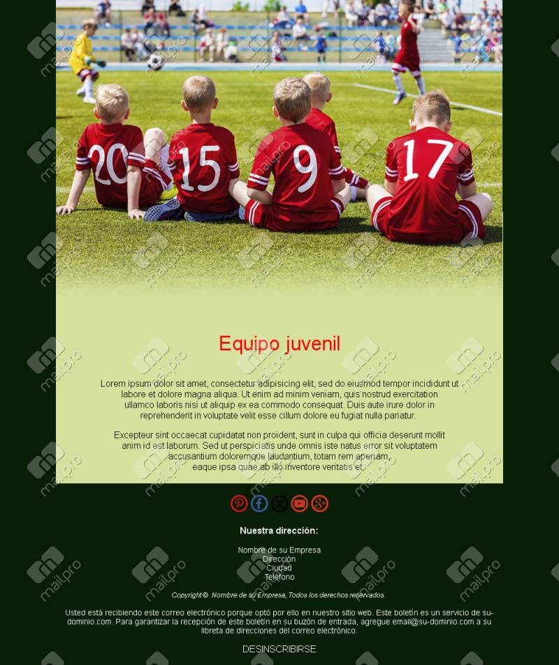 Correo Partido de Fútbol