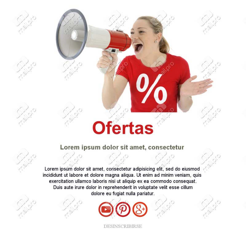 Correo Promociones de Ventas