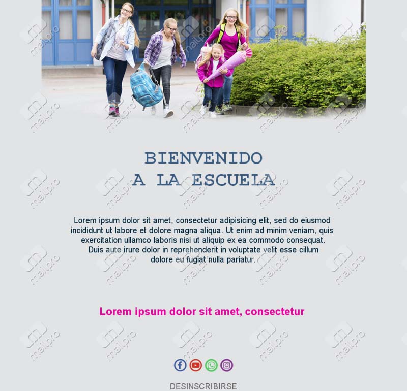 Correo Boletín Escolar