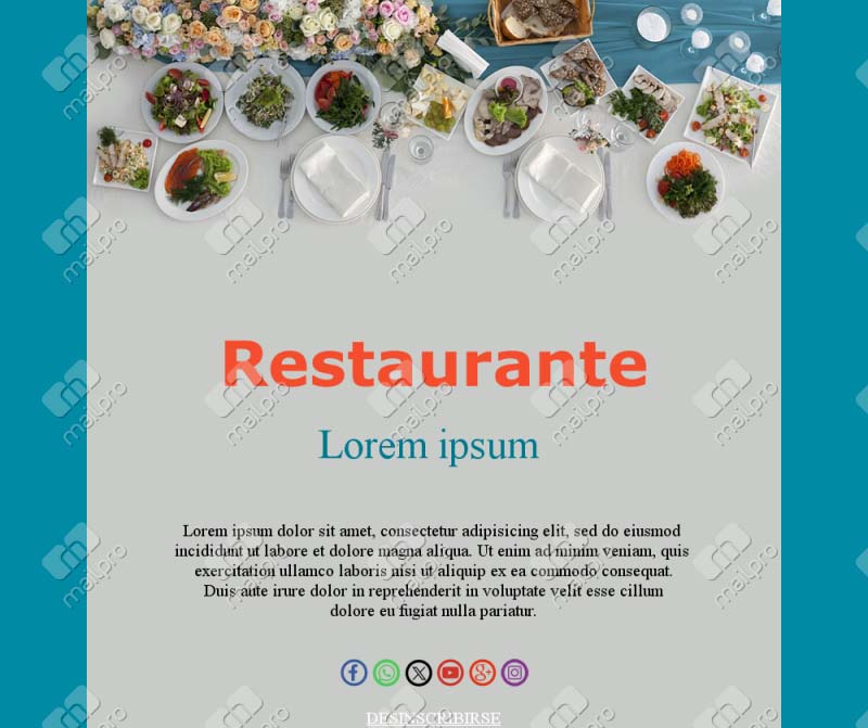 Ofertas de Menú Emails