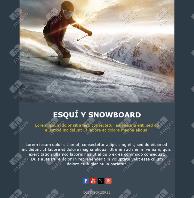 Ofertas de Esquí y Snowboard